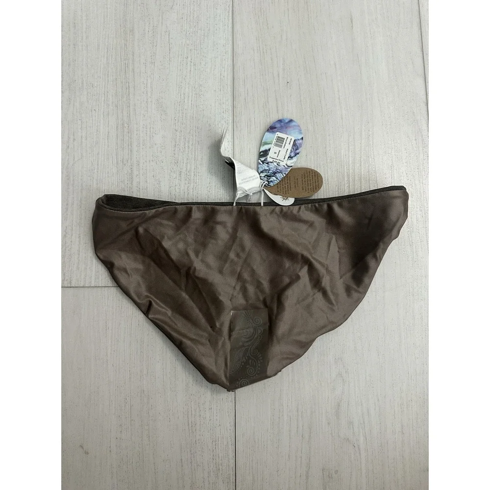 prAna Breya Reversible Bikini Bottom‎ Swim Sz S - Muted Truffle Color